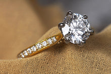 Load image into Gallery viewer, Round Brilliant Cut Solitaire 6 Claw 1.45ct Laboratory Grown Diamond Engagement Ring
