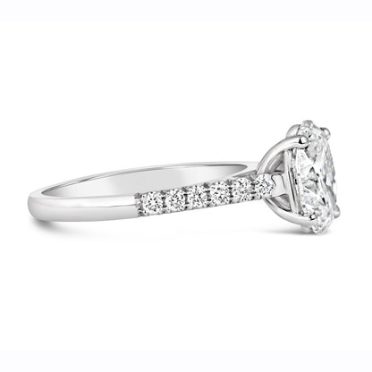 Oval Solitaire Engagement Ring 2.02ct - Laboratory Grown Diamond