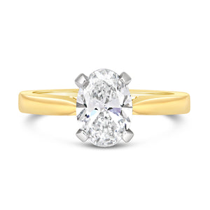 Oval Solitaire Engagement Ring 1.40ct - Laboratory Grown Diamond