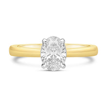 Load image into Gallery viewer, Oval Solitaire Engagement Ring 1.00ct - Laboratory Grown Diamond