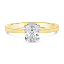 Load image into Gallery viewer, Oval Solitaire Engagement Ring 0.87ct - Laboratory Grown Diamond