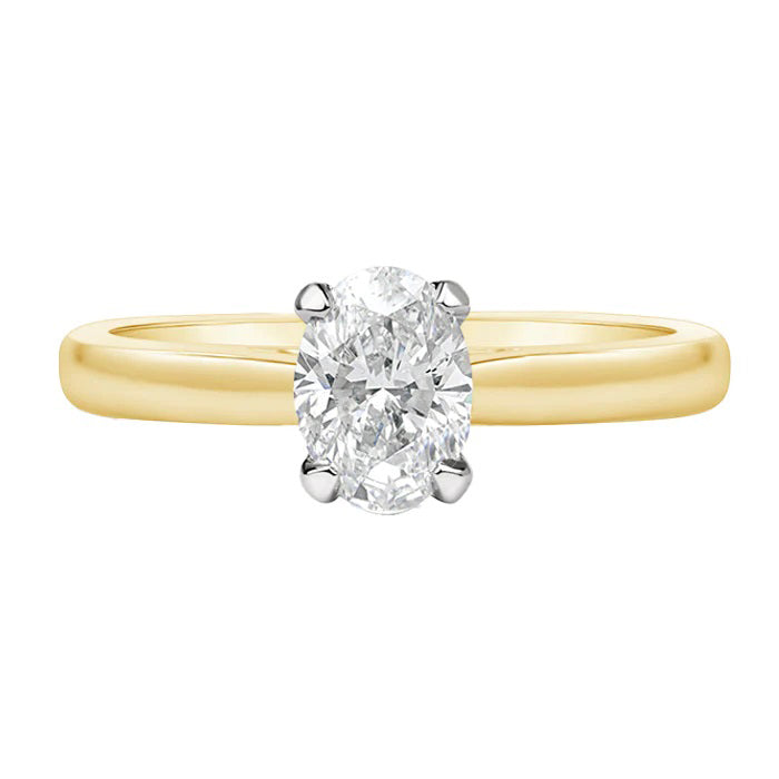 Oval Solitaire Diamond Engagement Ring - 1.30ct - Laboratory Grown Diamond