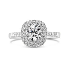 Load image into Gallery viewer, Round Brilliant Oval Halo Engagement Ring 1.10ct - Laboratory Grown Diamond