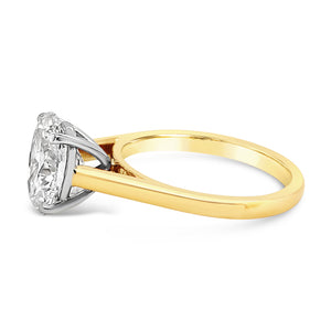Oval Solitaire Engagement Ring 2.03ct - Laboratory Grown Diamond