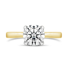 Load image into Gallery viewer, Rocks Round Solitaire Engagement Ring 1.50ct - Laoratory Grown Diamond