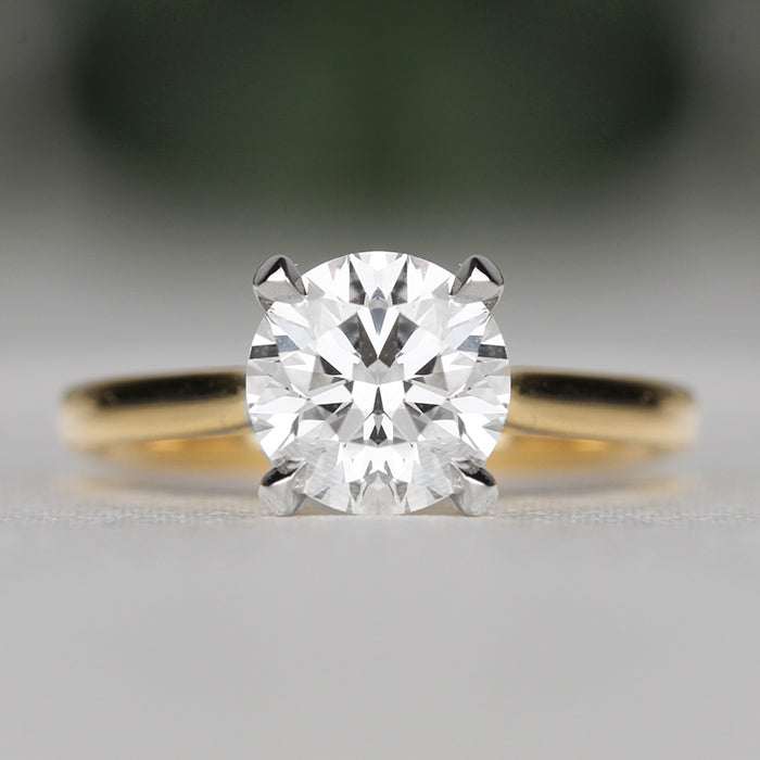 Round Brilliant Solitaire Engagement Ring 3ct