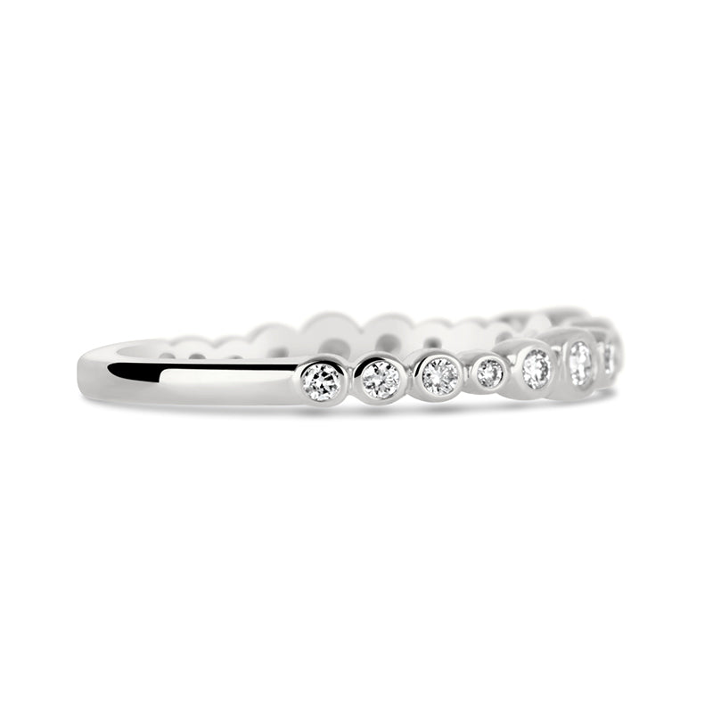 Diamond Multi Stone Bezel Set Ring