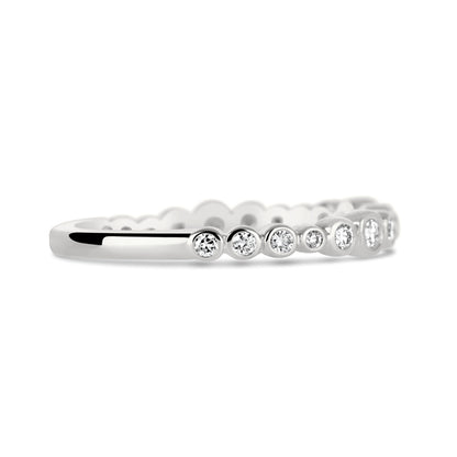 Diamond Multi Stone Bezel Set Ring