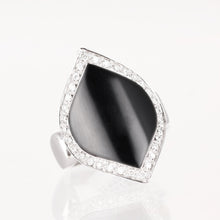 Load image into Gallery viewer, Salvini Diamond &amp; Onyx Ring - 0.25ct