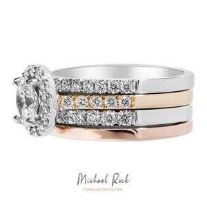 Michael Rock Signature Collection White Gold Oval