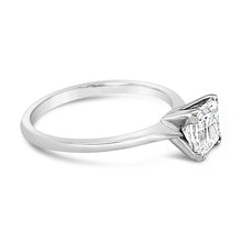 Load image into Gallery viewer, Princess Solitaire Engagement Ring