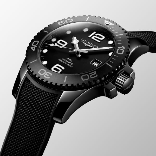 Longines hydroconquest all black best sale