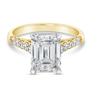 Emerald Cut Solitaire Engagement Ring 2.10ct - Laboratory Grown Diamond