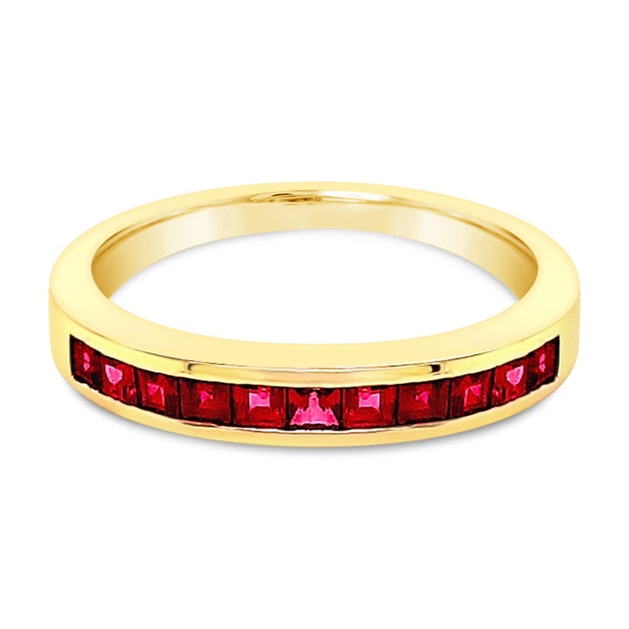 Rocks Ruby Eternity Ring