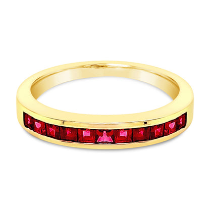 Rocks Ruby Eternity Ring