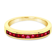 Load image into Gallery viewer, Rocks Ruby Eternity Ring