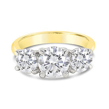 Load image into Gallery viewer, Three Stone Diamond Engagement Ring 2.00ct - Laboratory Grown Diamonds