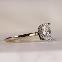 Load image into Gallery viewer, Oval Hidden Halo Solitaire 1.00ct - Laboratory Grown Diamond