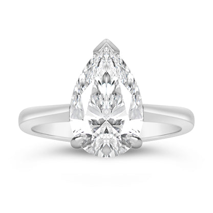 Pear Solitaire Engagment Ring 3ct - Laboratory Grown Diamond