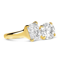 Load image into Gallery viewer, Rocks Toi et Moi Engagement Ring 2.11ct - Laboratory Grown Diamonds