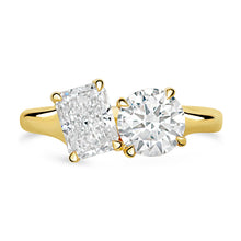Load image into Gallery viewer, Rocks Toi et Moi Engagement Ring 2.11ct - Laboratory Grown Diamonds