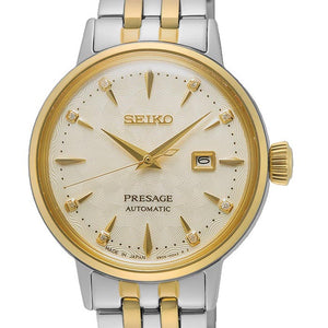 Seiko Presage &lsquo;White Lady&rsquo; Diamond Twist Watch - SRE010J1 - 30.28mm