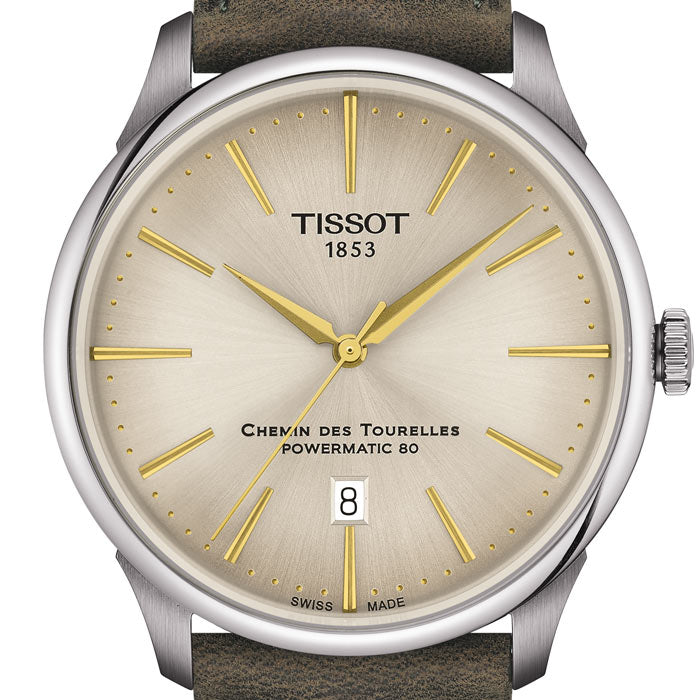 Tissot Chemin Des Tourelles Powermatic 80 Watch - T1394071626100 - 42mm