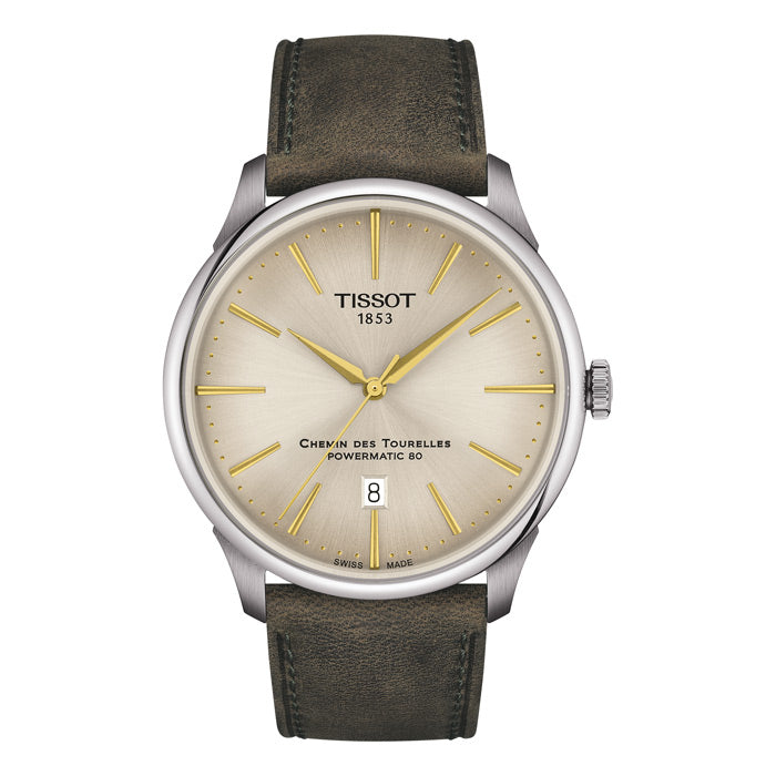 Tissot Chemin Des Tourelles Powermatic 80 Watch - T1394071626100 - 42mm