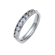 Load image into Gallery viewer, Ladies Channel Set Wedding Ring - 0.75ct