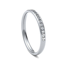 Load image into Gallery viewer, PRINCESS CUT CHANNEL SET - 0.33ct