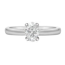 Load image into Gallery viewer, Oval Solitaire Engagement Ring 0.51ct - Laboratory Grown Diamond