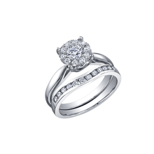 Load image into Gallery viewer, Ladies Curved Diamond Wedding Ring