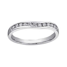 Load image into Gallery viewer, Ladies Curved Diamond Wedding Ring