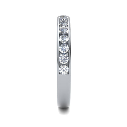 ROUND BRILLIANT CUT CHANNEL SET - 0.50ct